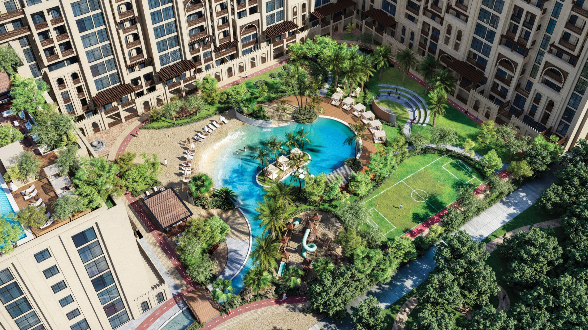 Ariel Shot with landscape copy