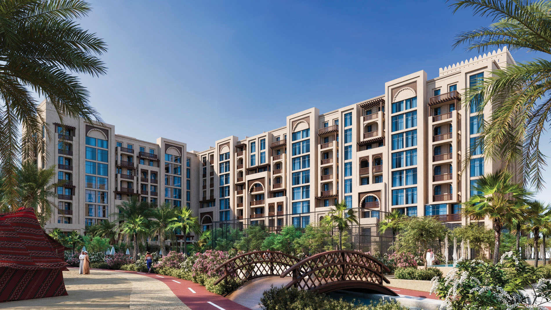 Ariel shot showing the bridge copy