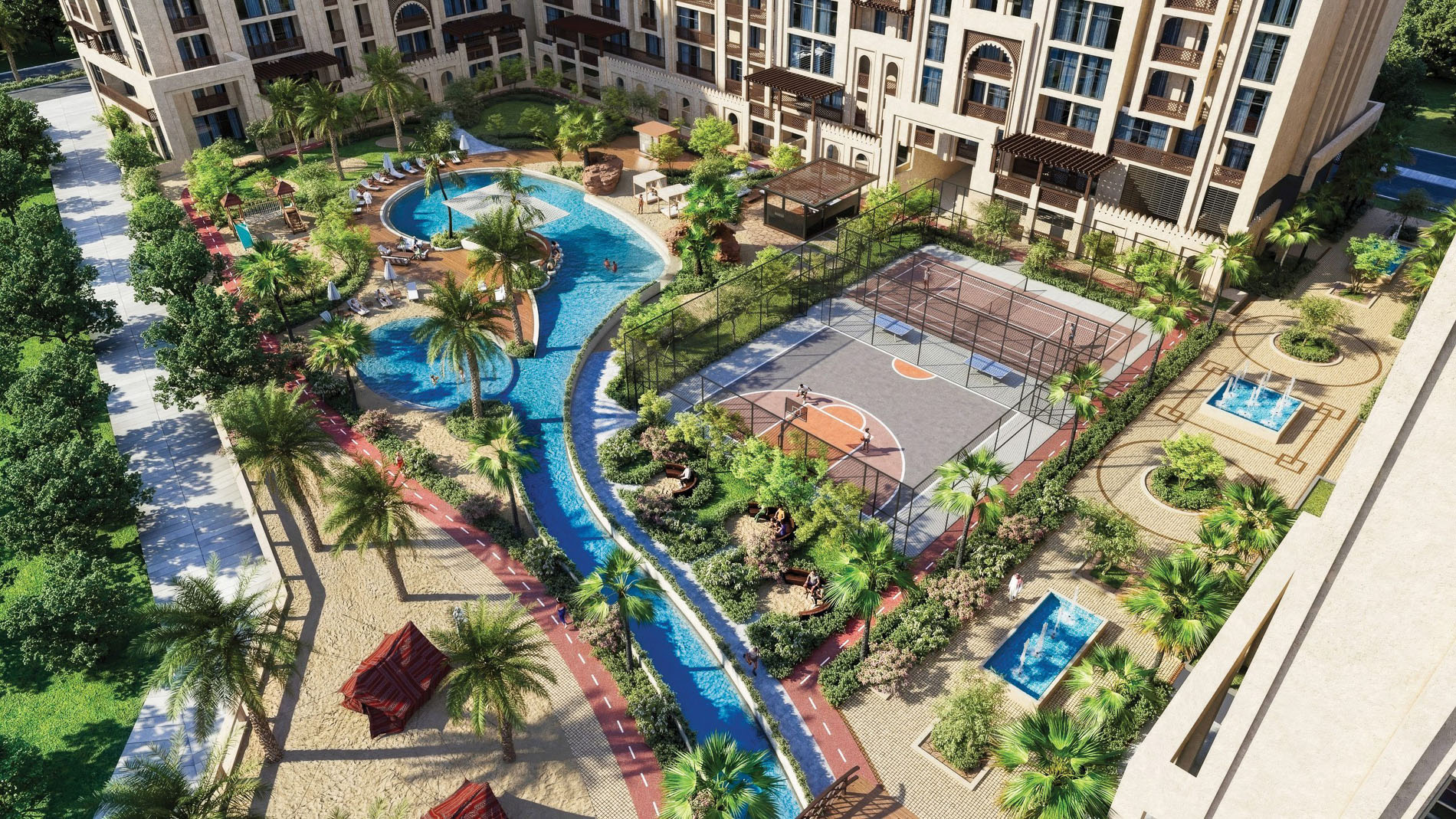 Ariel shot showing the lake 1 copy